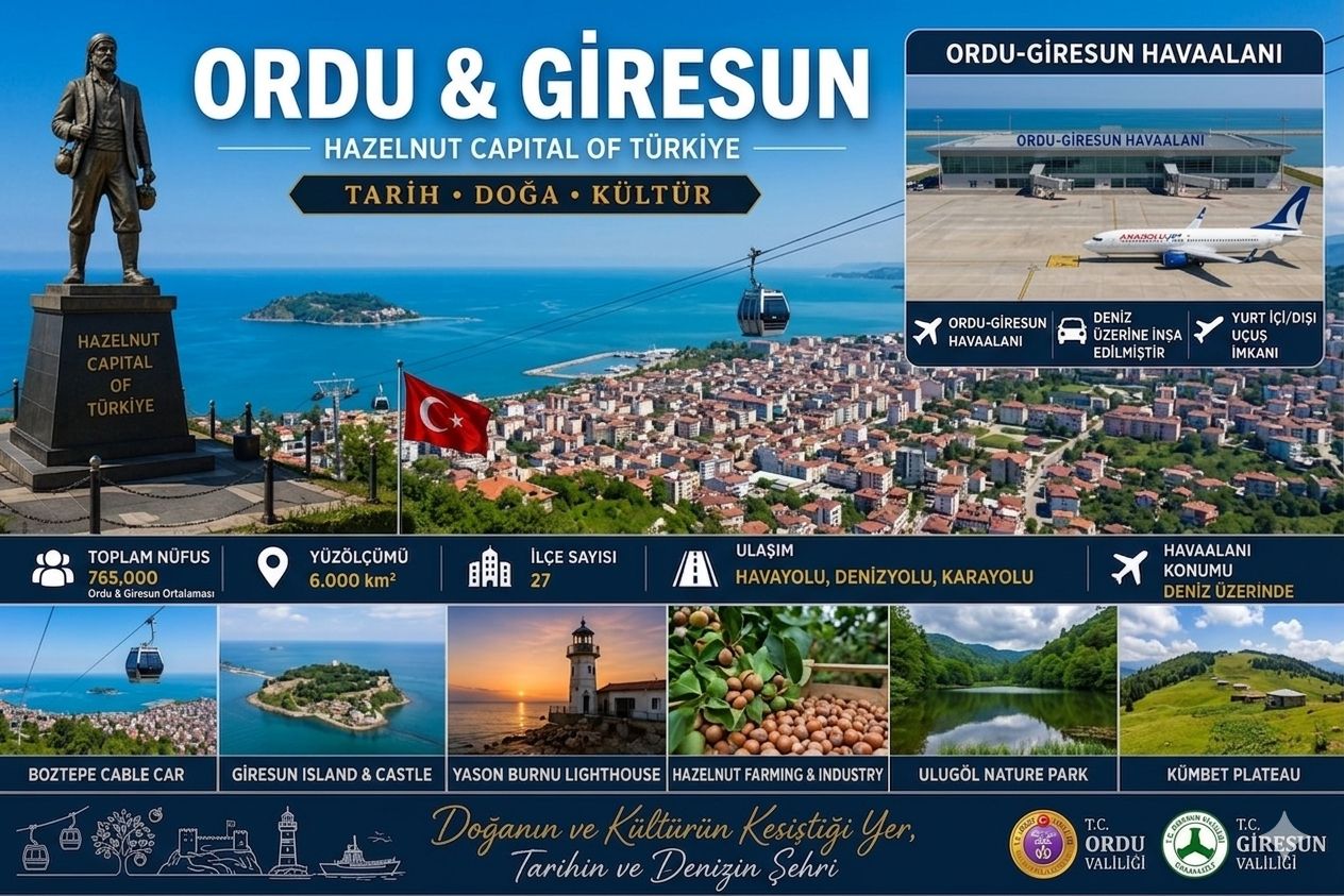 Ordu-Giresun Havalimanı oto kiralama ve terminal teslim | HG Blog